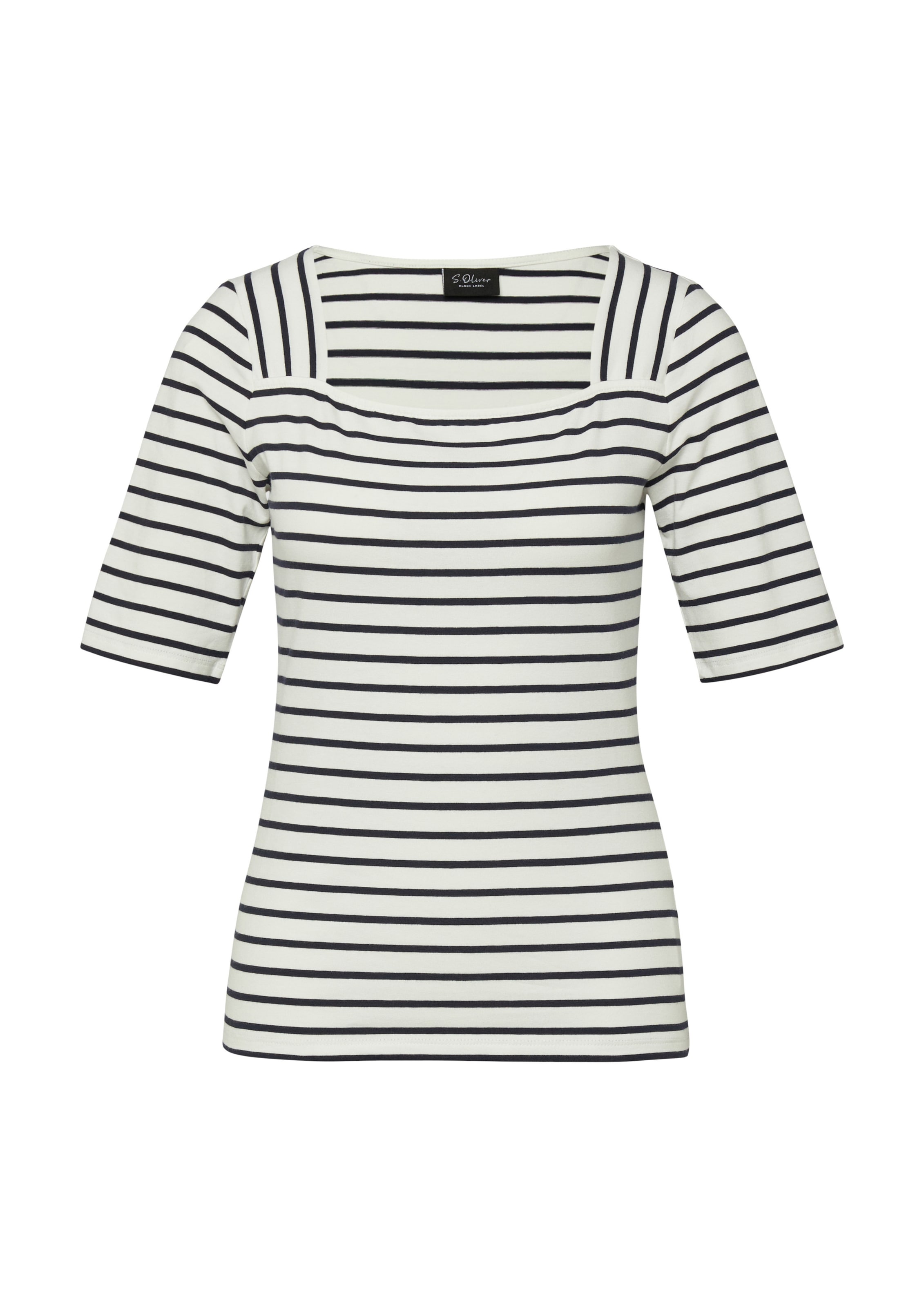 T-shirt s.Oliver en noir : devant