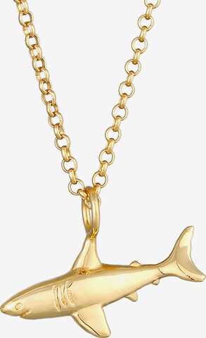 ELLI Halskette Fisch in Gold: predná strana
