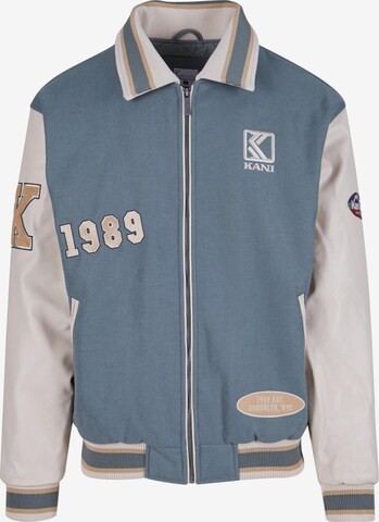 Veste mi-saison Karl Kani en bleu : devant