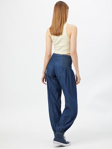 PULZ Jeans Wide Leg Haremshose 'Jill' in Blau