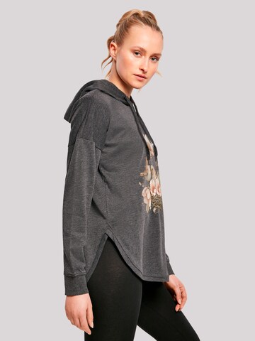 F4NT4STIC Sweatshirt 'Vogelnest Blumen' in Grey