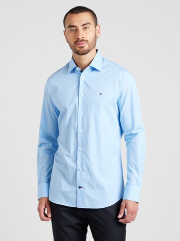 mėlyna Tommy Hilfiger Tailored Standartinis modelis Marškiniai: priekis