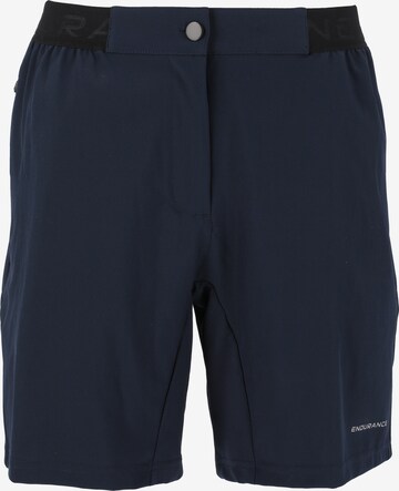 ENDURANCE Regular Workout Pants 'Macbeth' in Blue: front