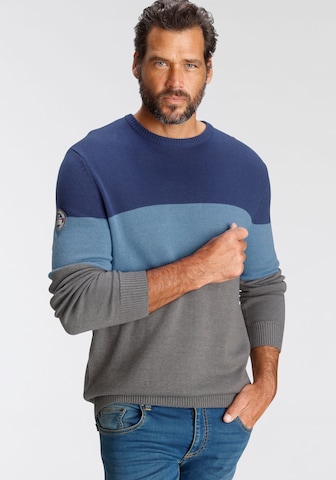 Man's World Sweater in Blue: front