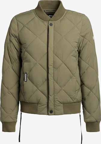 khujo Winter Jacket 'Leona' in Green: front