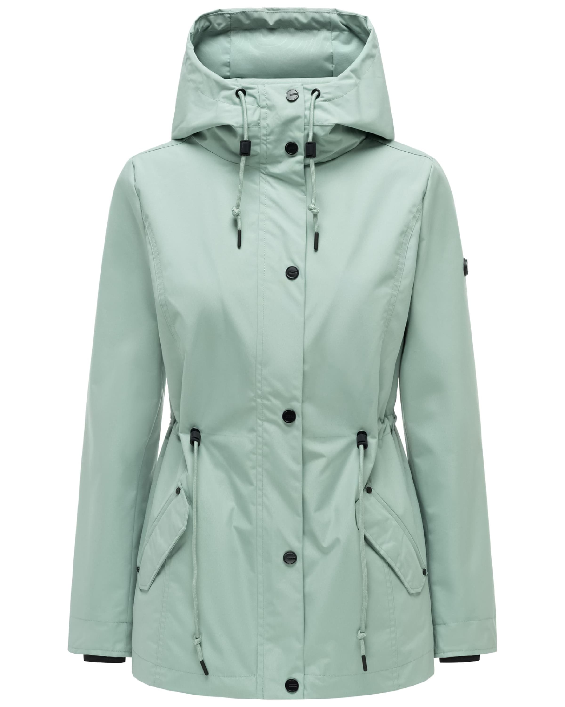 Parka mi-saison 'Bonbonparty 16' MARIKOO en vert : devant