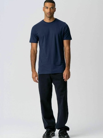 TEESHOPPEN - Regular Fit Camisa ' Organic Basic ' em azul