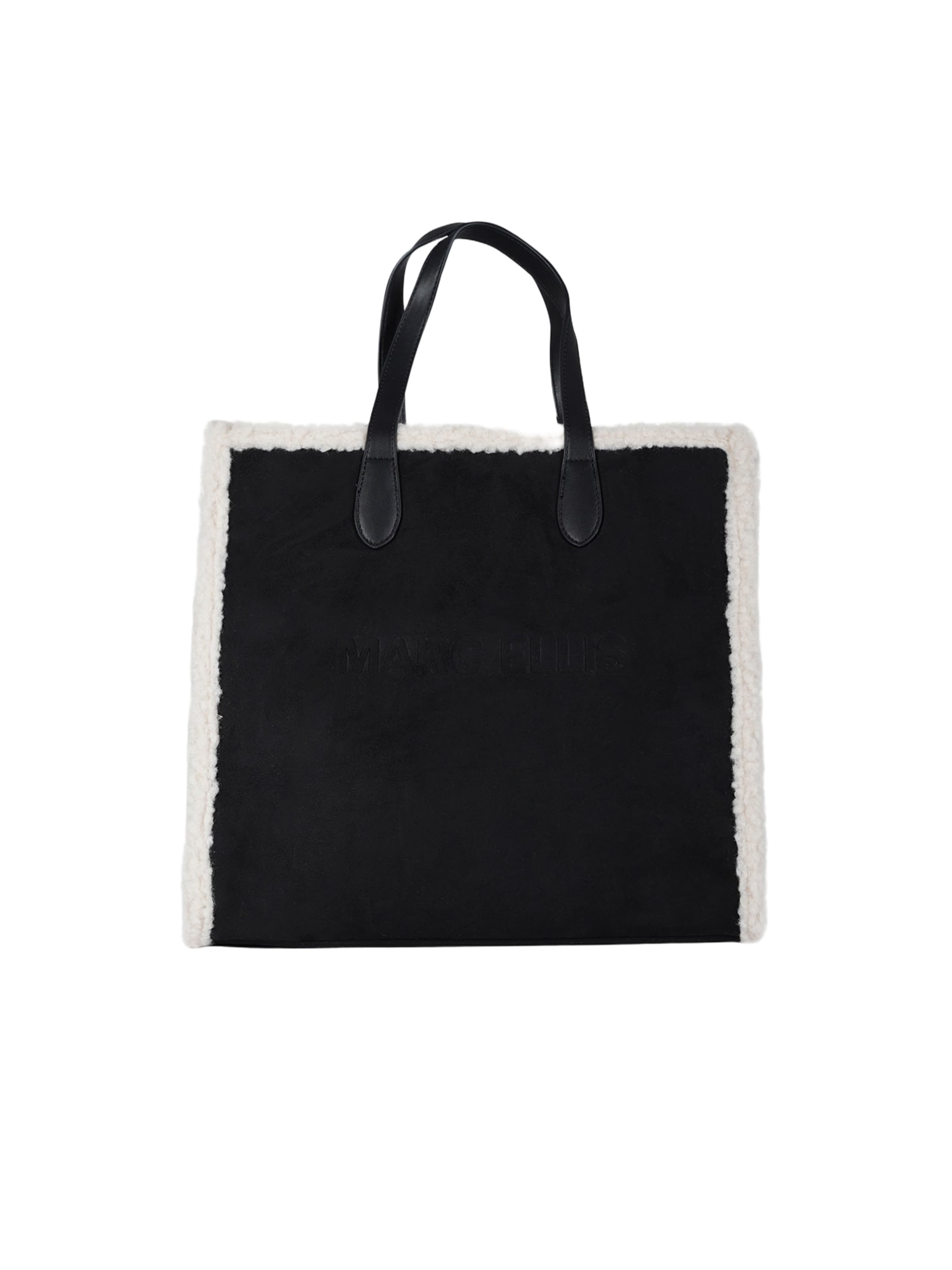 Borsa a mano di Marc Ellis in nero: frontale