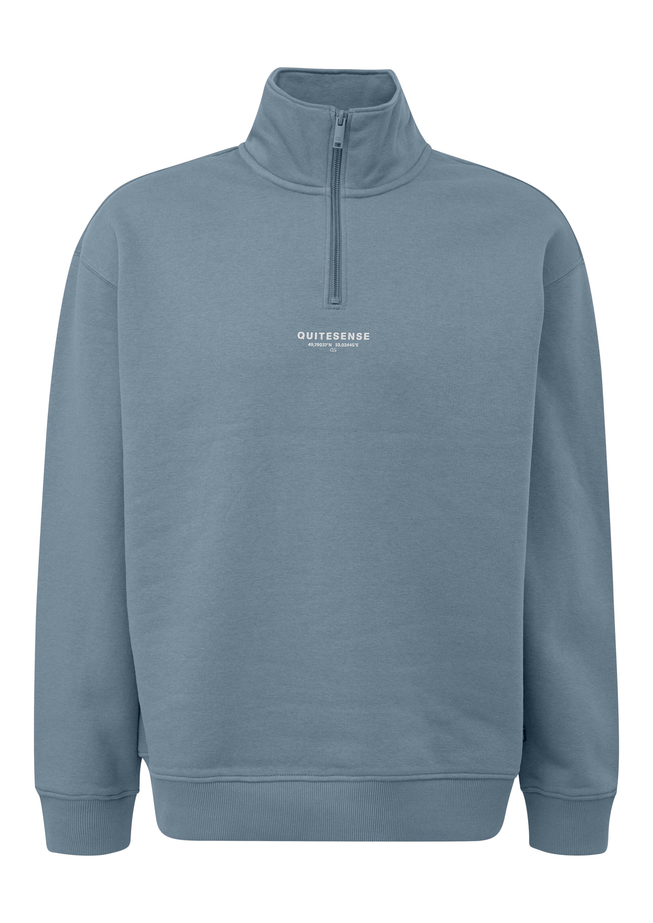QS Sweatshirt in Blau: Vorderseite