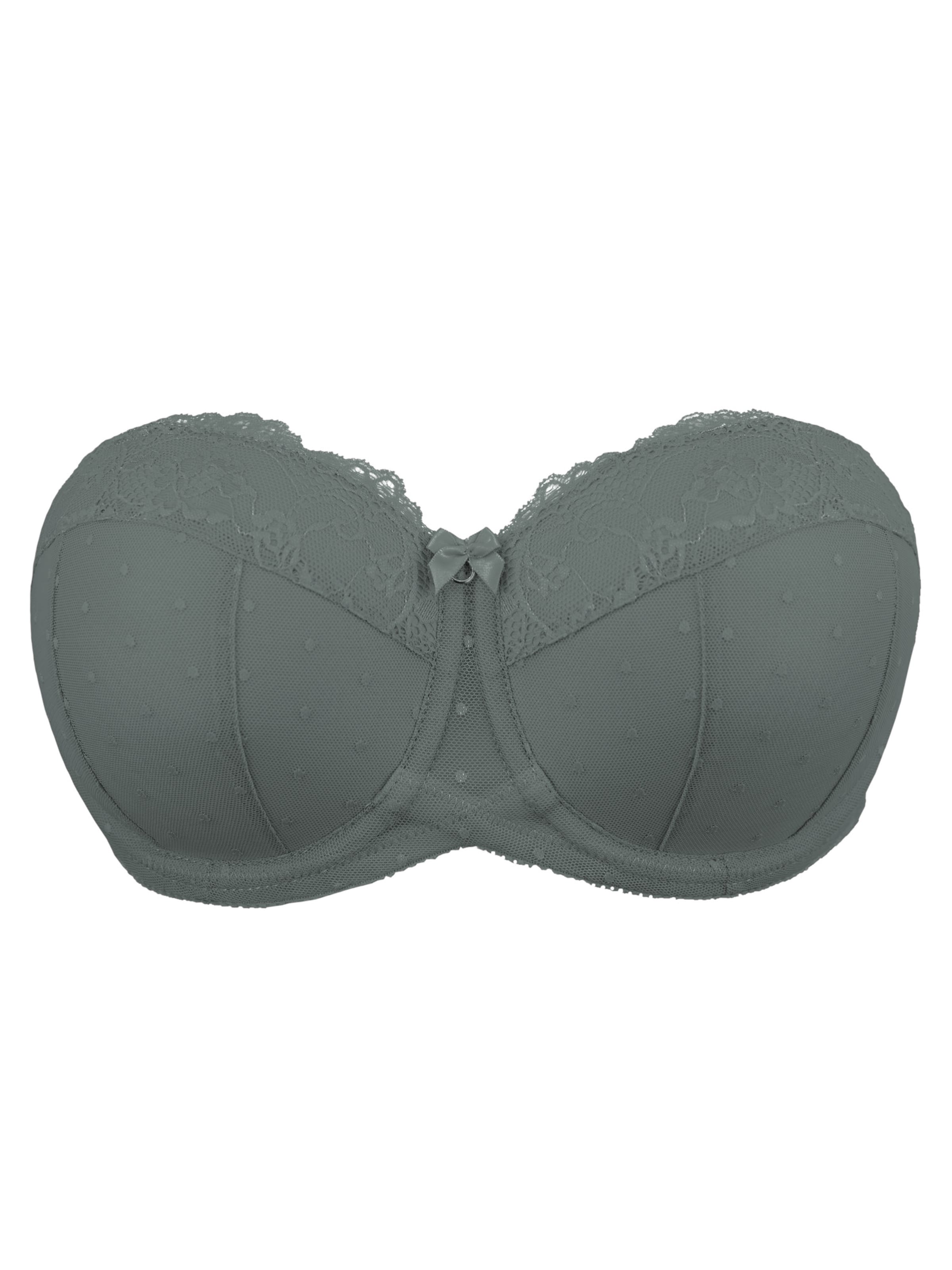 SugarShape Bandeau Bra 'Diamond' in Green: front