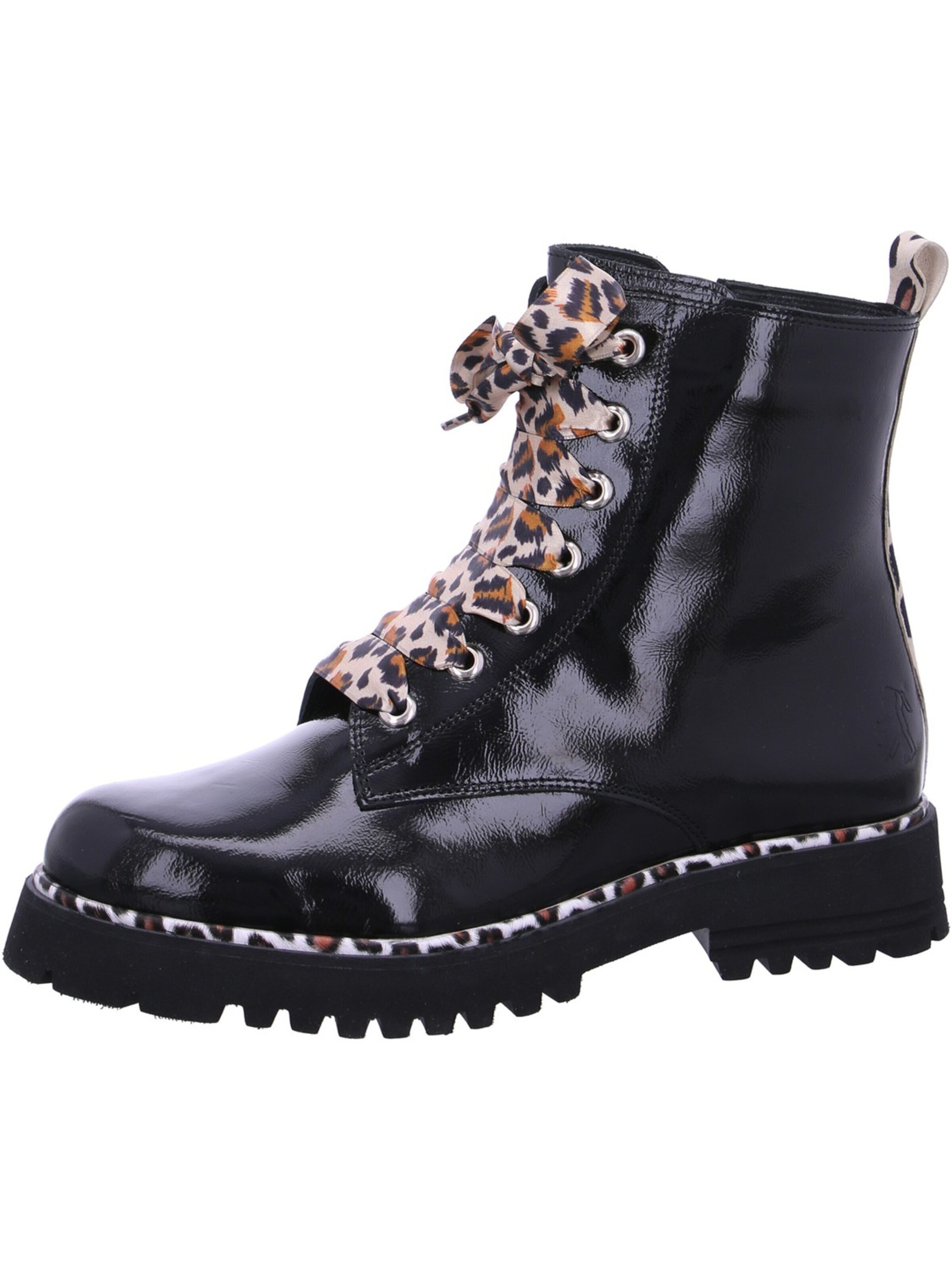 2GO FASHION Booties '2 Go Fashion Schnürstiefel Schwarz' in Black: front