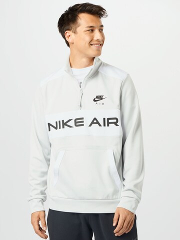 Nike Sportswear Mikina – šedá: přední strana