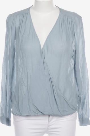 Velvet Bluse / Tunika S in Blau: predná strana