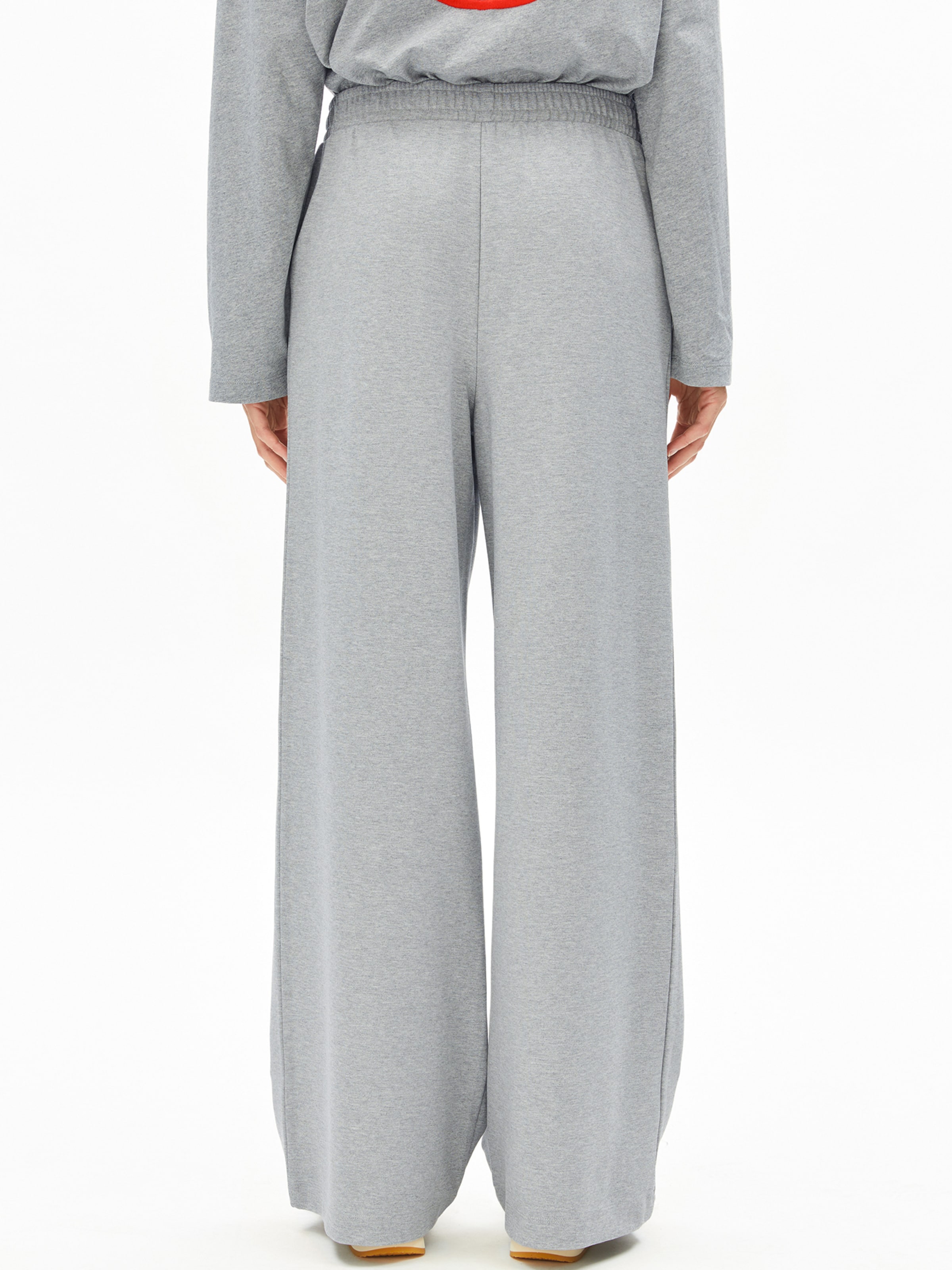 ARMEDANGELS Wide leg Broek 'HIMAARI' in Grijs