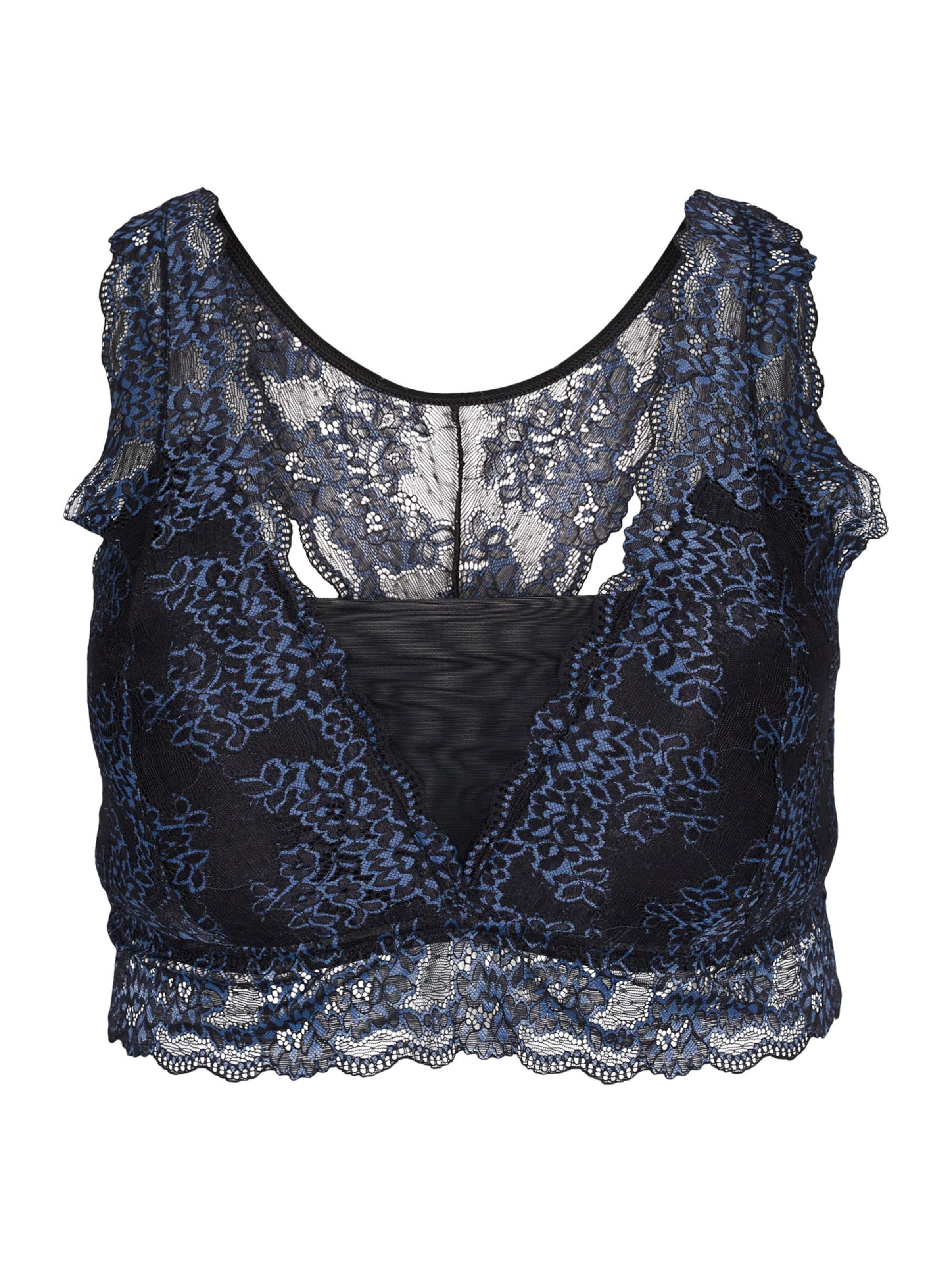 Devoted by Zizzi - Bustier Sujetador 'HELLE' en negro: frente