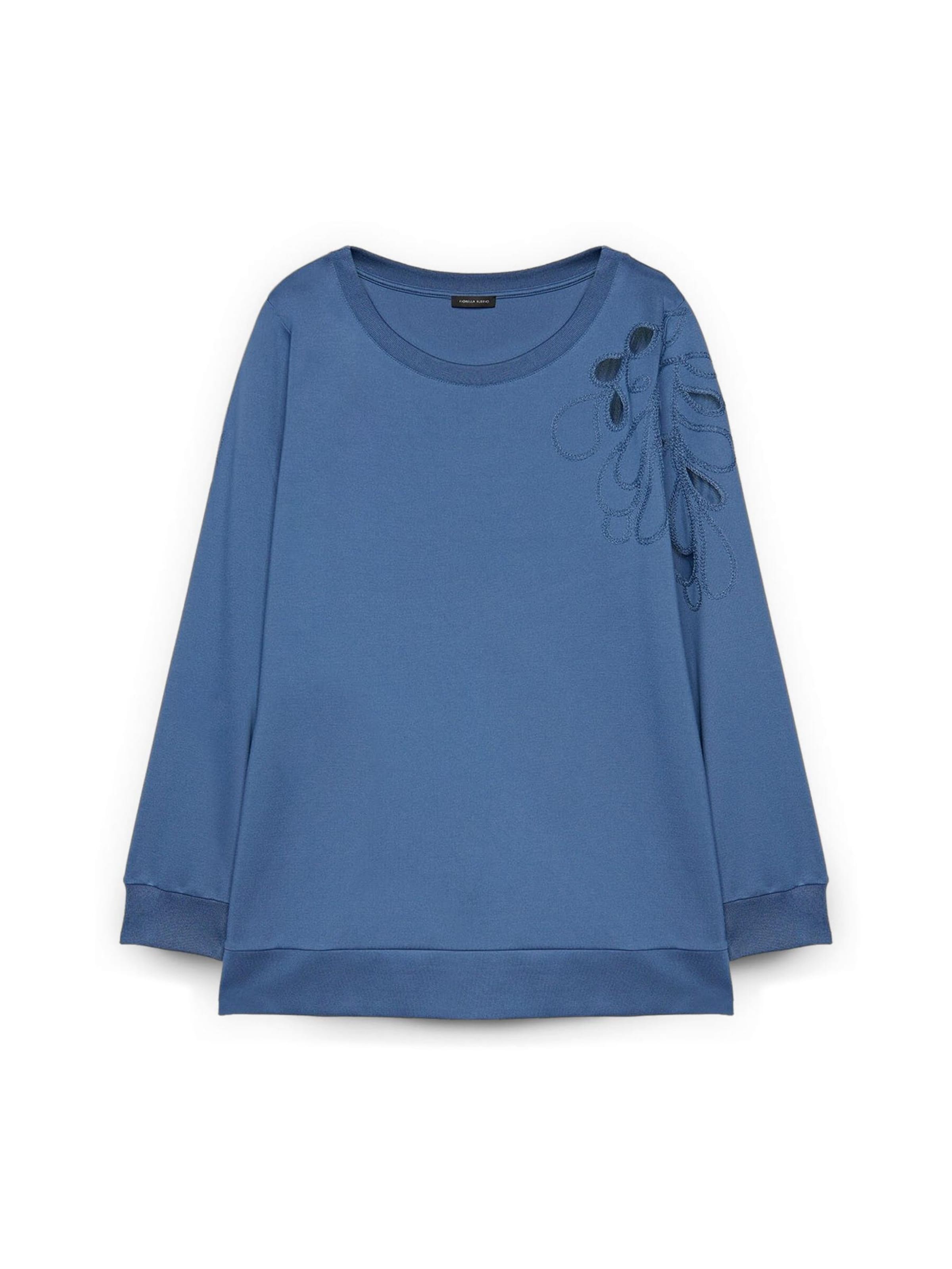 Fiorella Rubino - Jersey en azul: frente