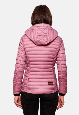 MARIKOO Between-season jacket 'Samtpfote' in Pink