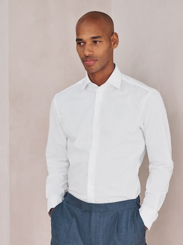 Next Slim fit Koszula w kolorze biały: przód