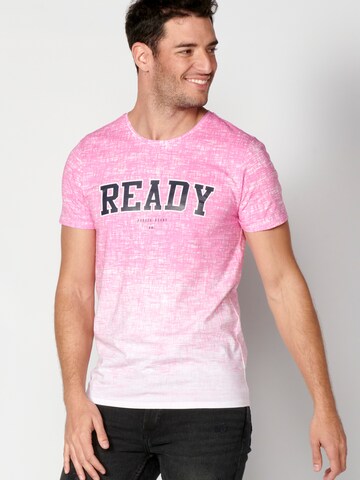 KOROSHI - Camiseta en rosa: frente
