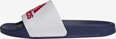 ADIDAS SPORTSWEAR Claquettes / Tongs 'Adilette' en bleu marine / rouge / blanc, Vue avec produit