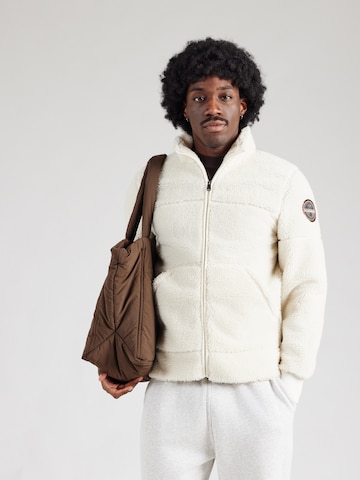 NAPAPIJRI Flisová bunda 'TARALGA' - Béžová: predná strana