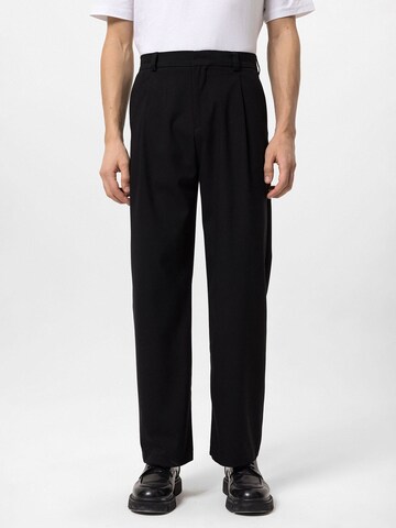 Antioch Regular Trousers in Black: front