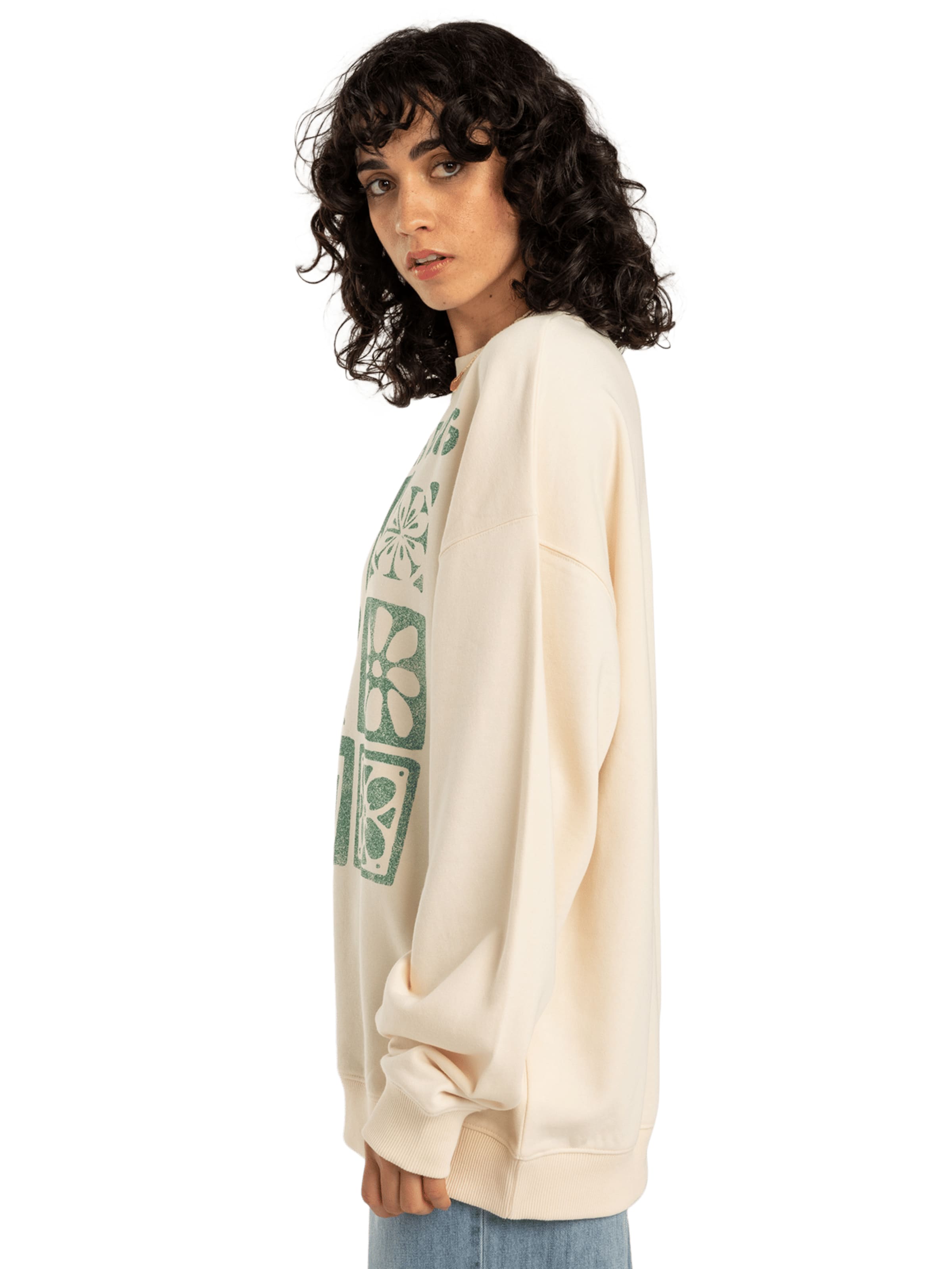 Sweat-shirt 'Ride In' BILLABONG en blanc