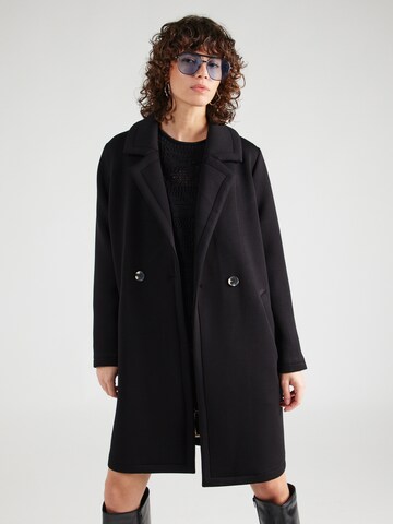 RINO & PELLE Between-Seasons Coat 'Danja' in Black: front