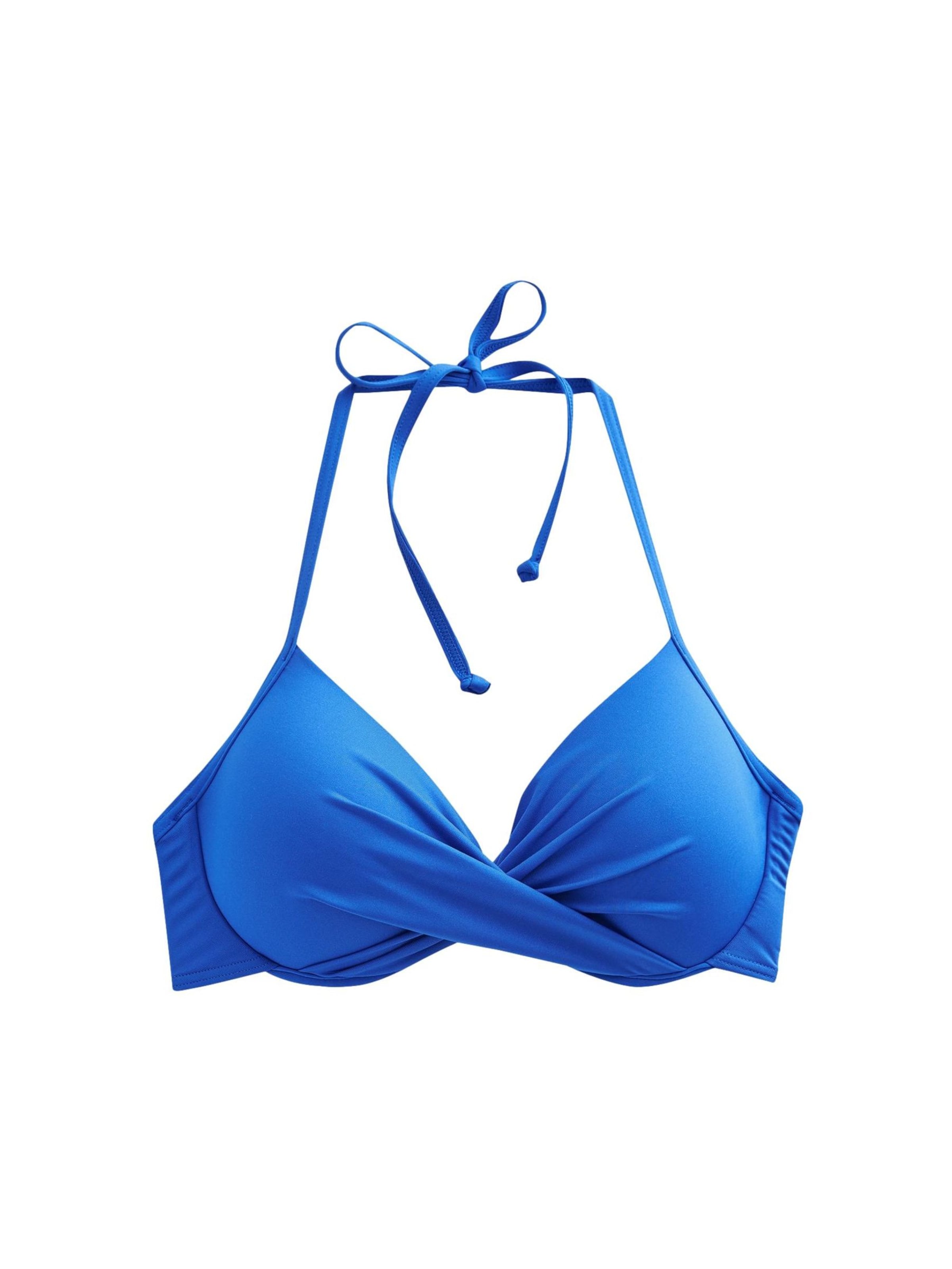 Next Τοπ μπικίνι σε μπλε: μπροστά