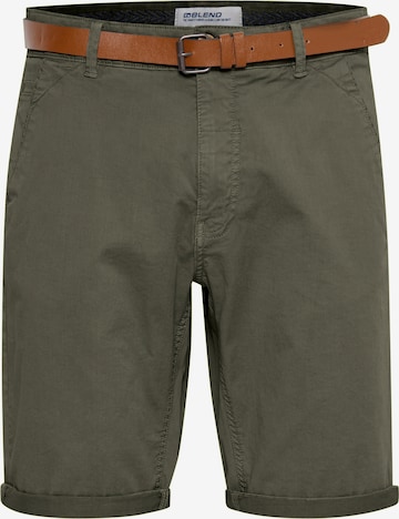 BLEND Chino Pants 'Brane' in Green: front