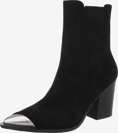 Ital-Design Stiefelette in schwarz / silber, Produktansicht