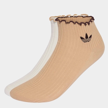 ADIDAS ORIGINALS Socks in Beige: front