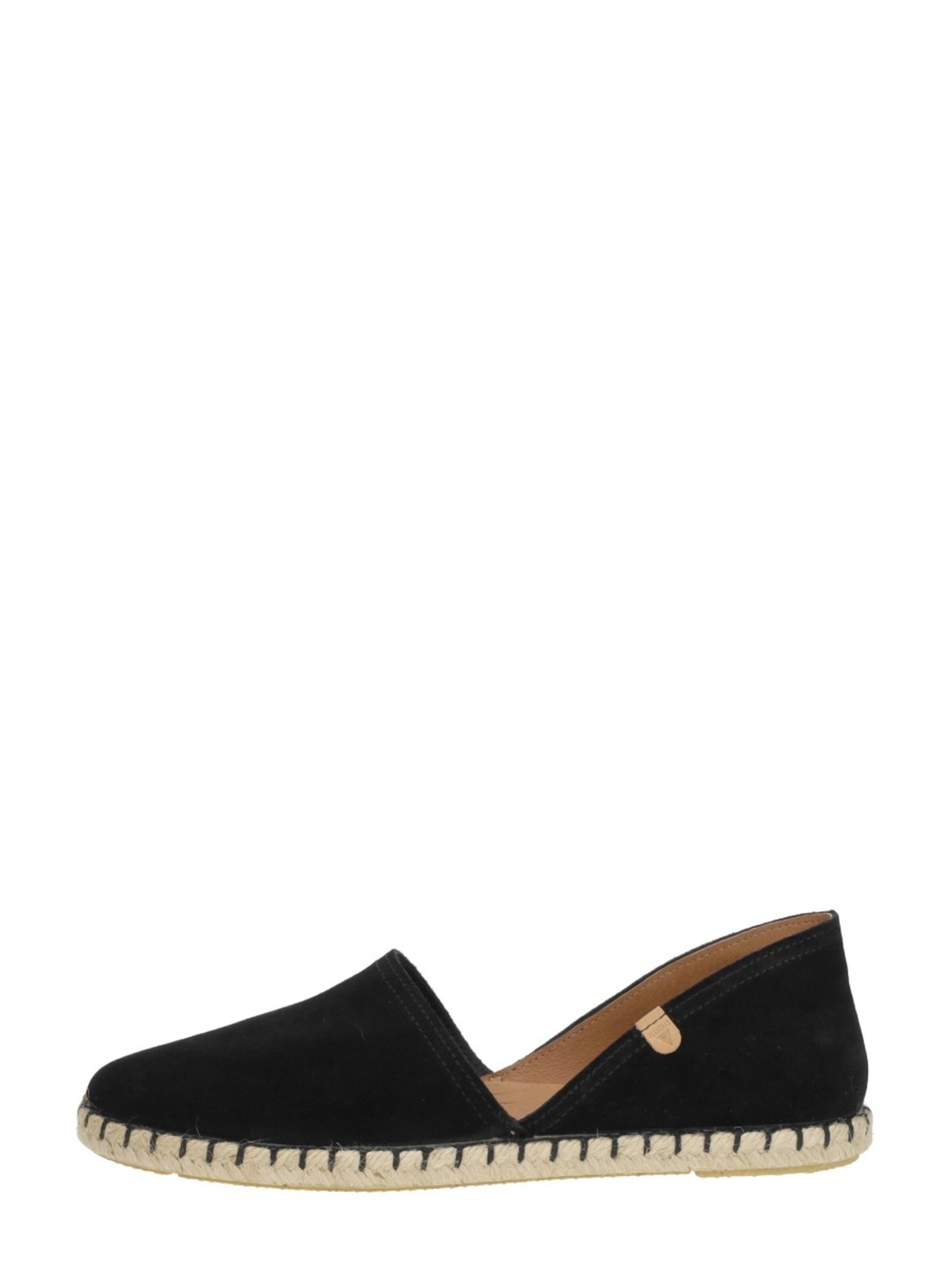 VERBENAS Slip-ons 'Carmen' in Black: front