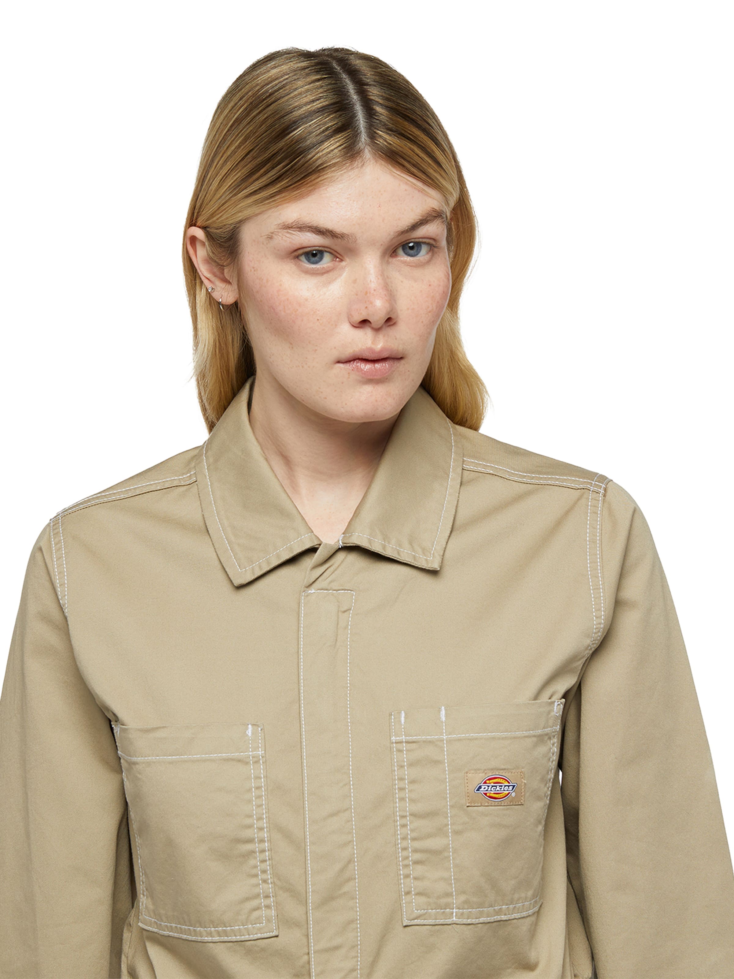 DICKIES Jumpsuit 'SUN PRARIE COVERALL W' in Beige