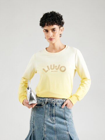 Liu Jo Sweatshirt in Geel: voorkant