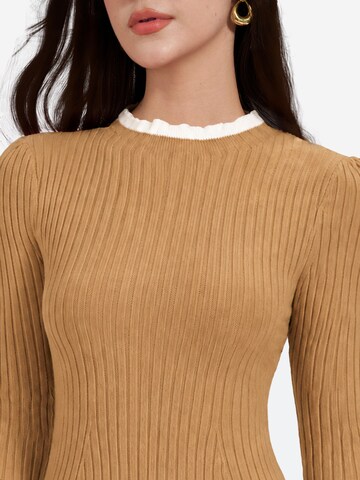 Rochie tricotat de la Imily Bela pe bej