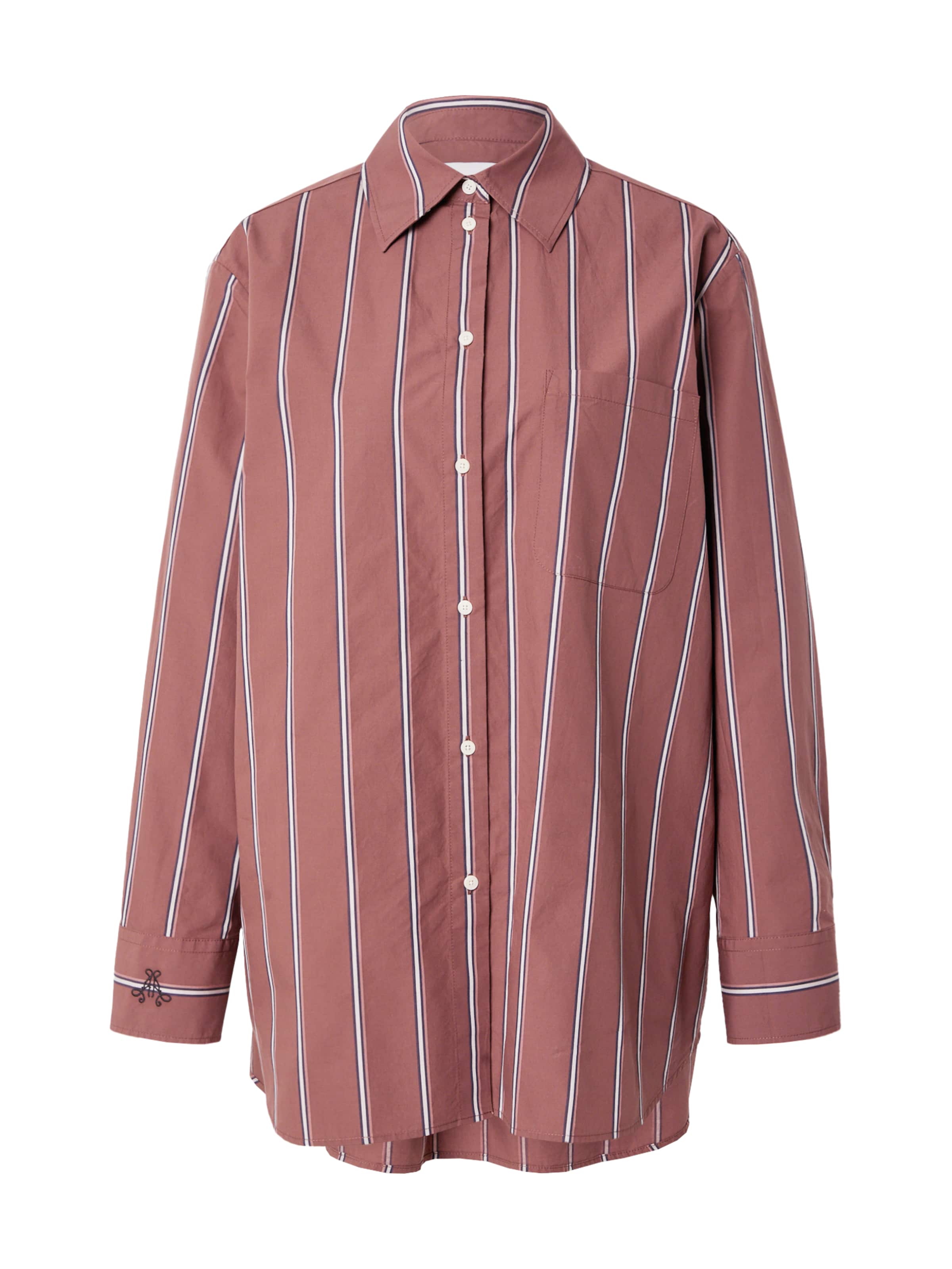 ARMEDANGELS Bluse 'HALIAA' in Rot: Vorderseite