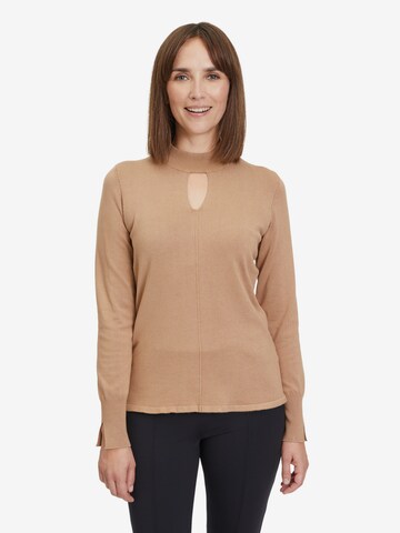 Betty Barclay Feinstrickpullover langarm in Braun: predná strana