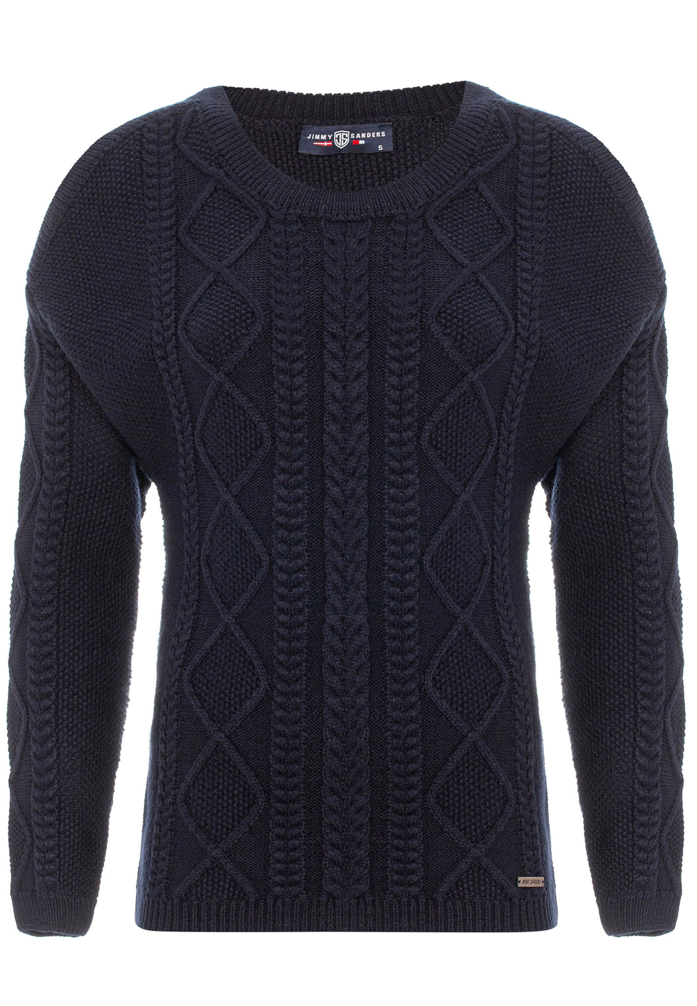 Jimmy Sanders Pullover 'Ahri' in Blau: Vorderseite