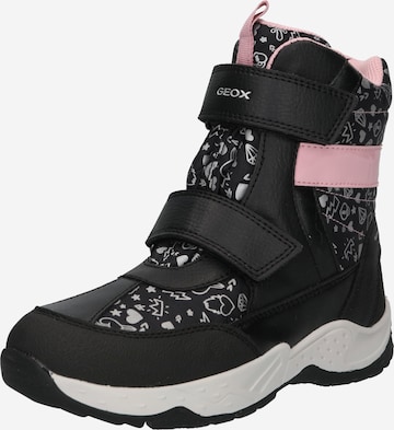 GEOX Snow Boots 'Sentiero' in Black: front