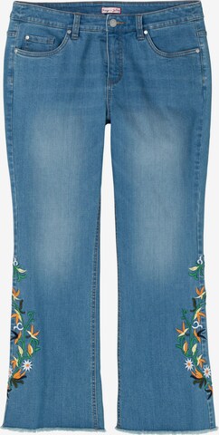 sheego by Joe Browns Bootcut Jeans in Blau: predná strana