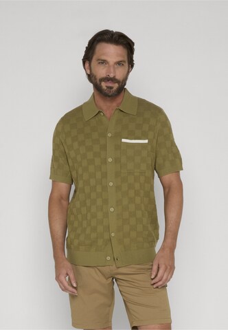 Vestes en maille 'Brashin' INDICODE JEANS en vert : devant