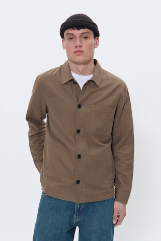 Matinique Between-season jacket in Brown: front