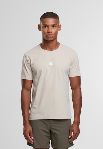 Maglietta di Another Cotton Lab in beige: frontale
