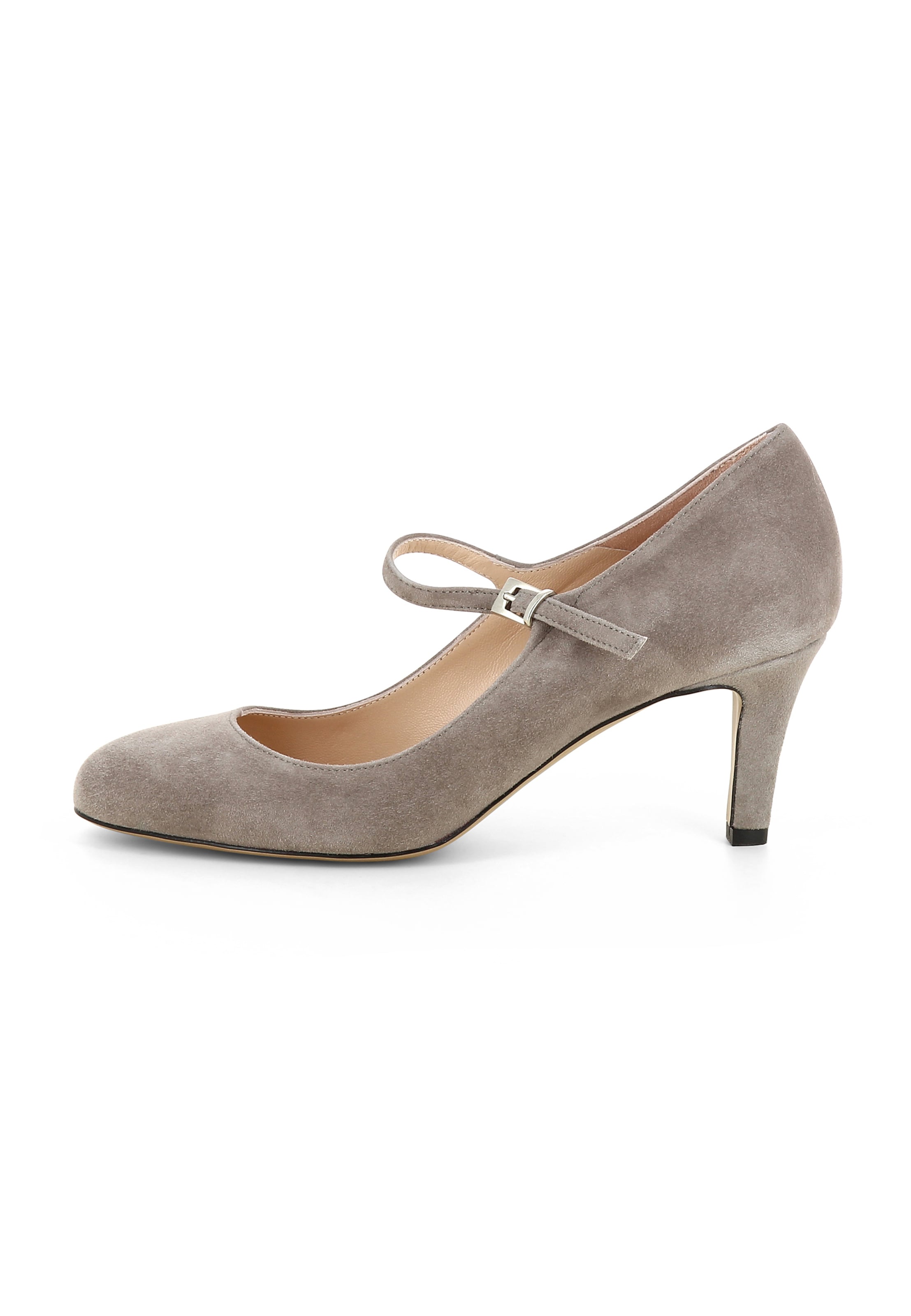 EVITA Pumps 'Bianca' in Grau: Vorderseite