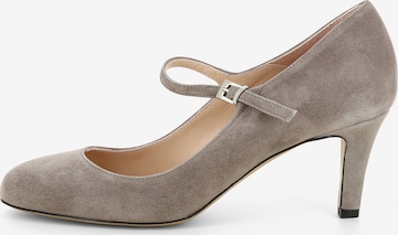 EVITA Pumps 'Bianca' in Grau: Vorderseite