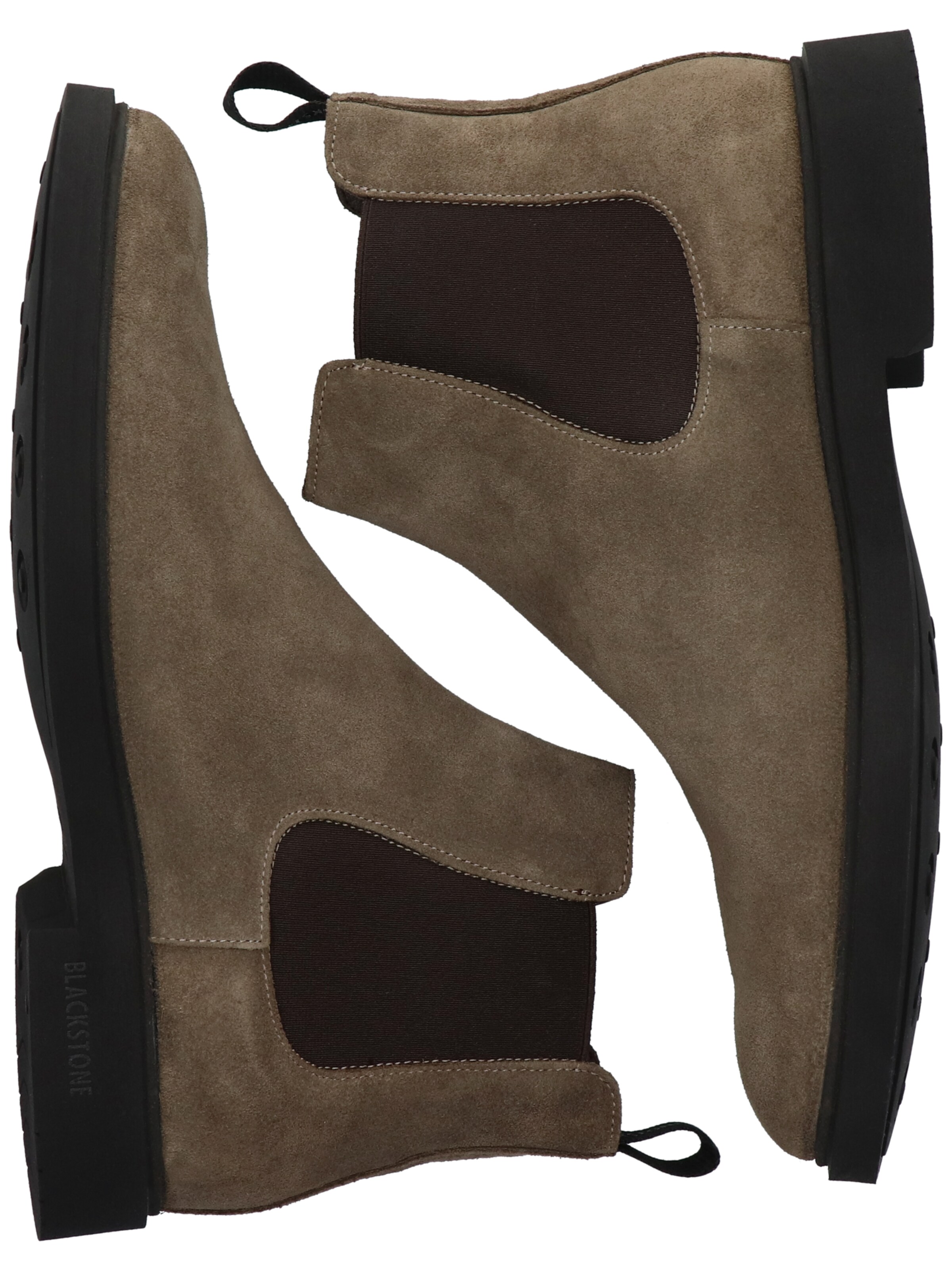 BLACKSTONE Chelsea boots 'Owen WG81' i grå