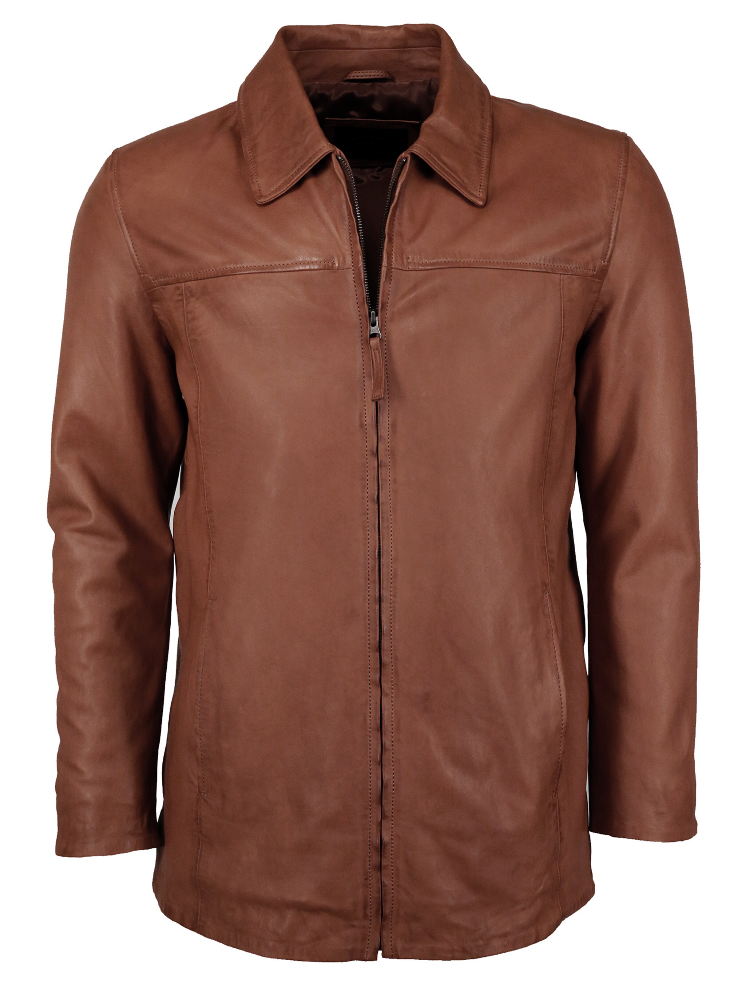 JCC Tussenjas 'Saros' in Bruin: voorkant