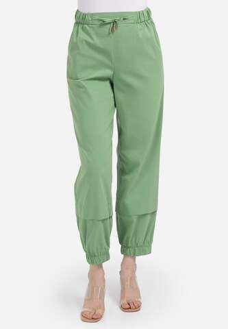 Loosefit Pantalon HELMIDGE en vert : devant