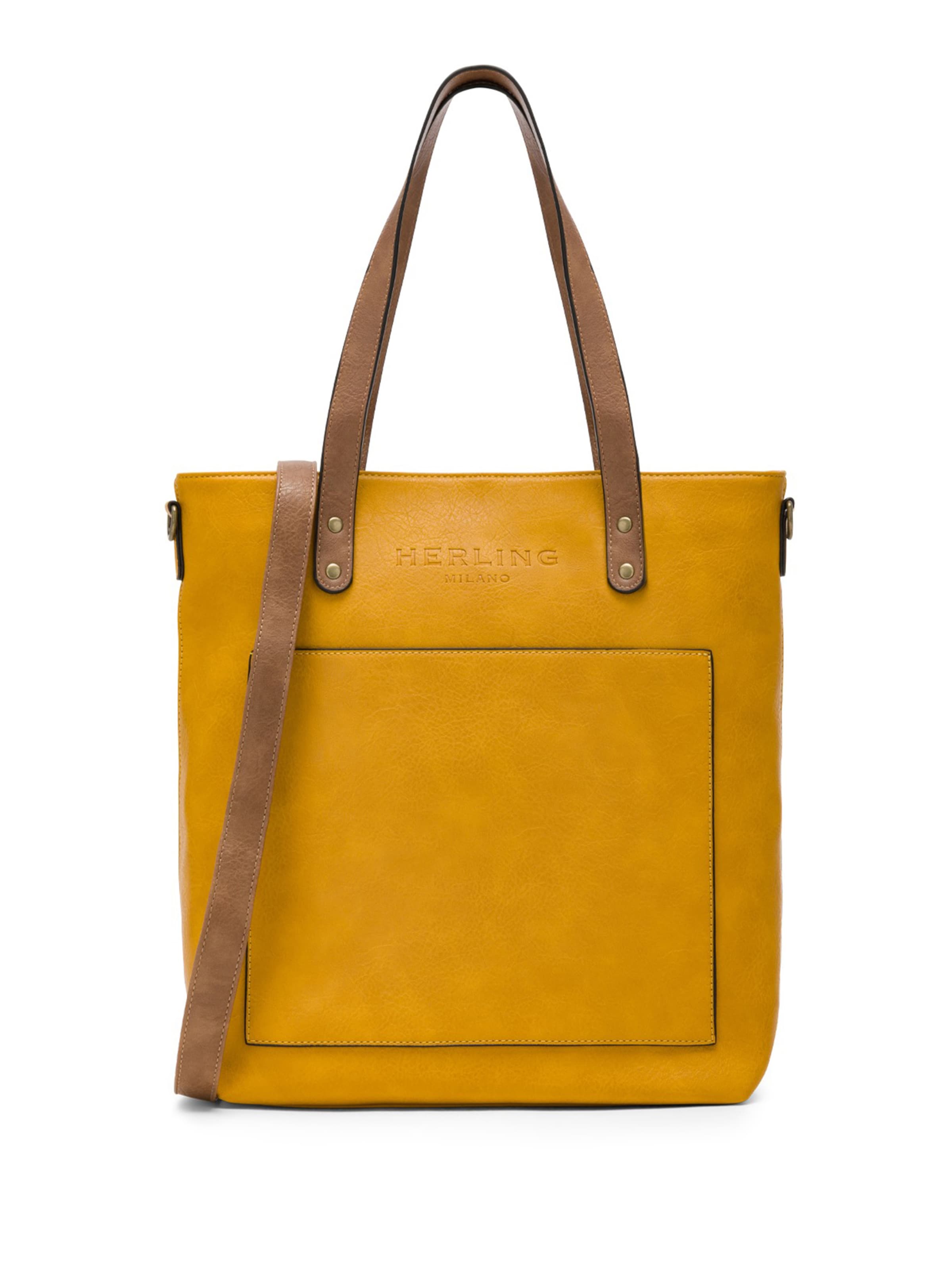 Herling Shopper 'Poussin' in Yellow: front